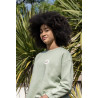 Oversized sweatshirt Almond green