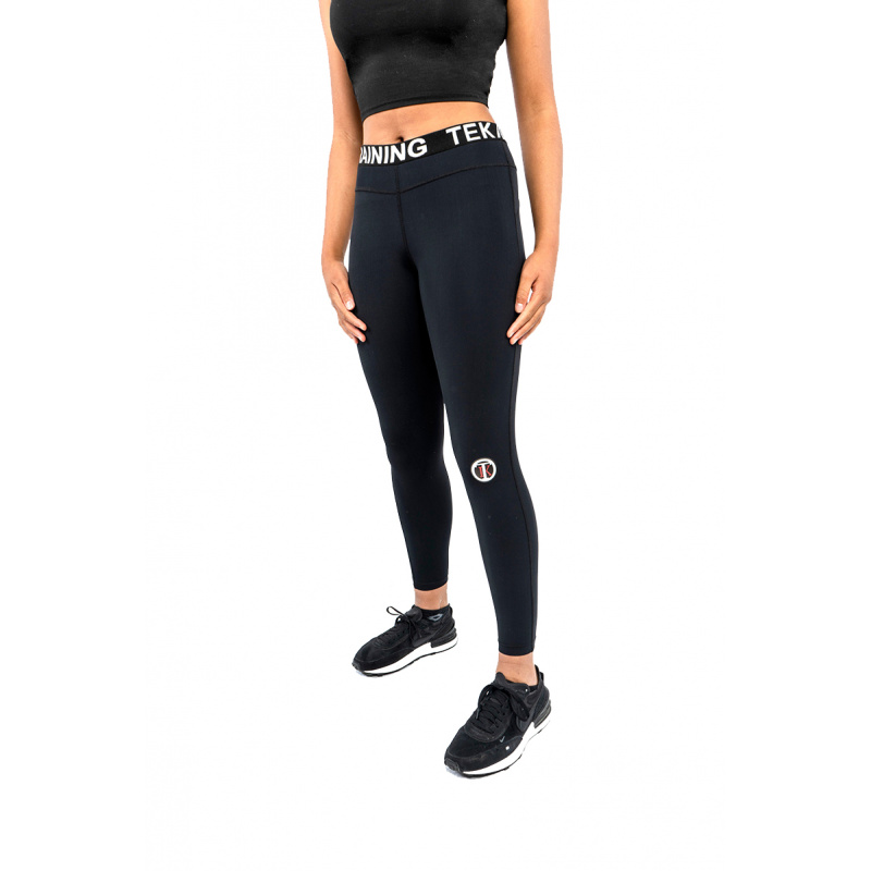 Black Logo Leggings