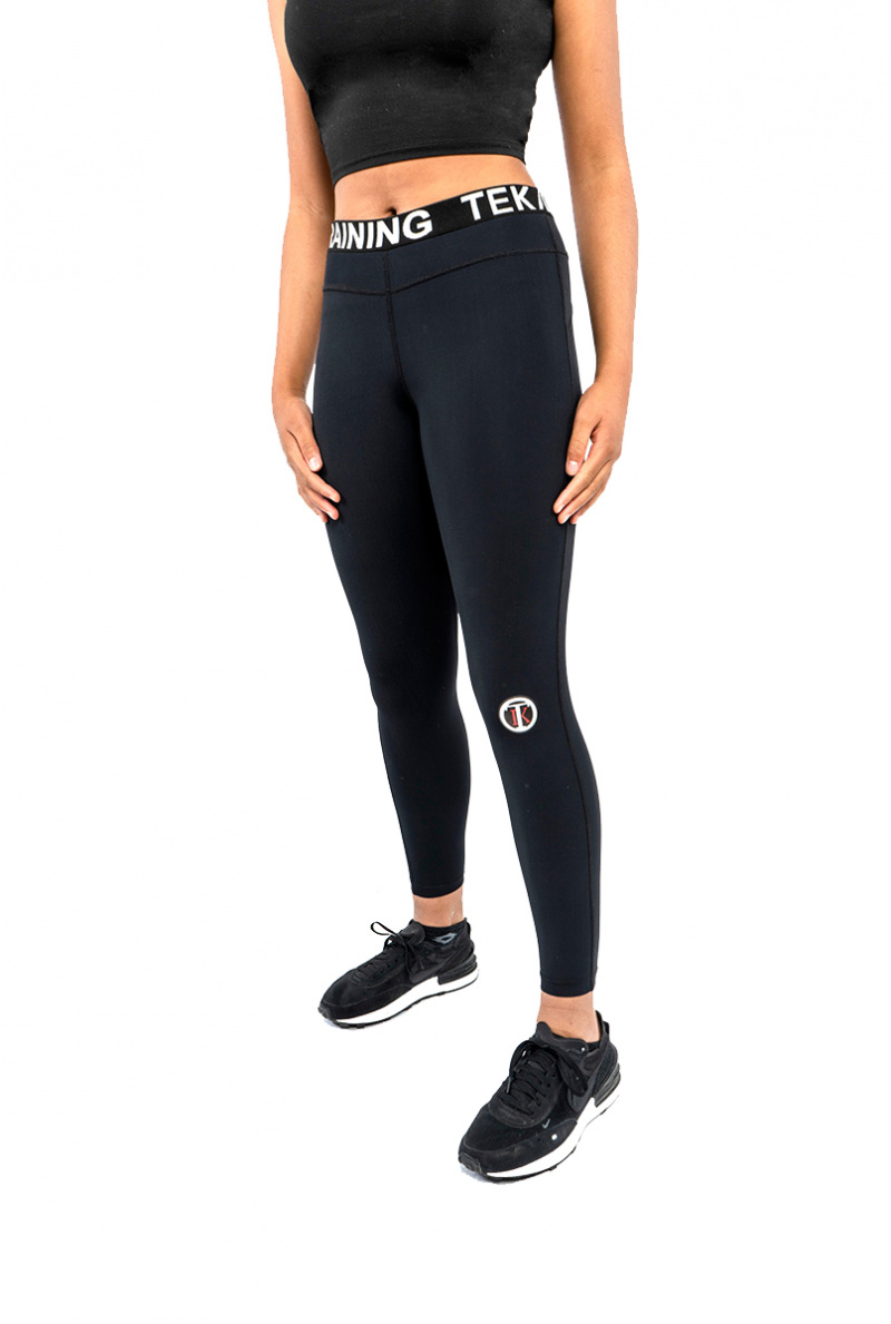 Black Logo Leggings